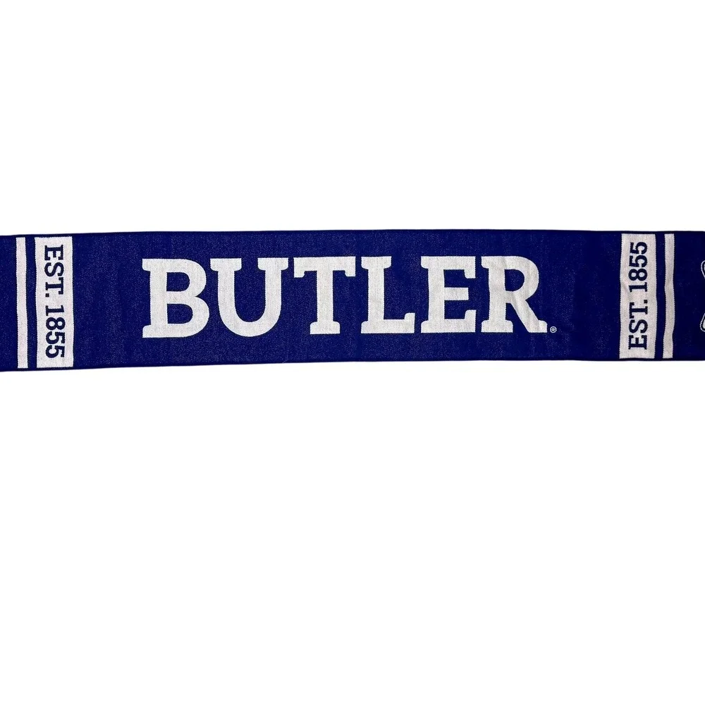 Butler Bulldogs Scarf Blue White EST 1855‎ NCAA Basketball Tradition Scarves